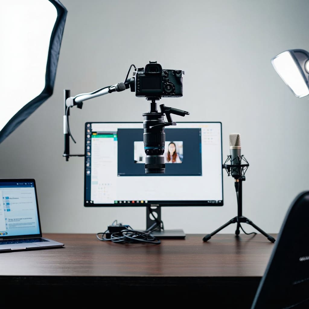 Video consultation setup